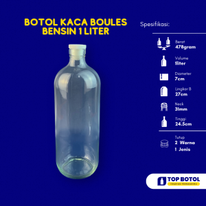 BOTOL BENSIN / BOULES 1 LITER