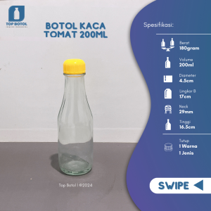 BOTOL TOMAT KECIL 200ML