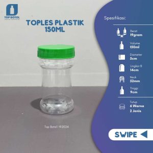 JAR 150 ML PLASTIK