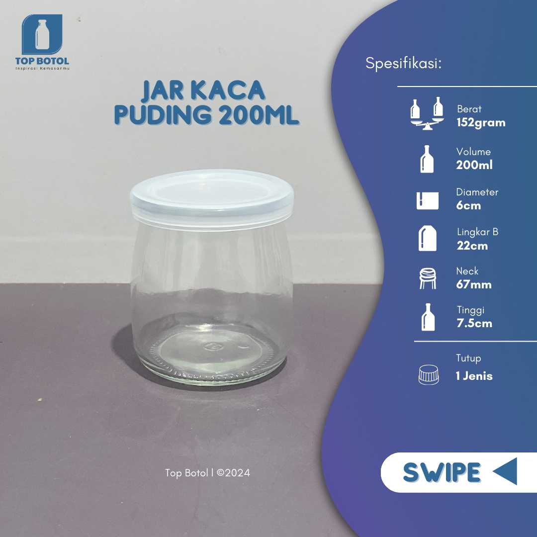 JAR PUDING 200ML