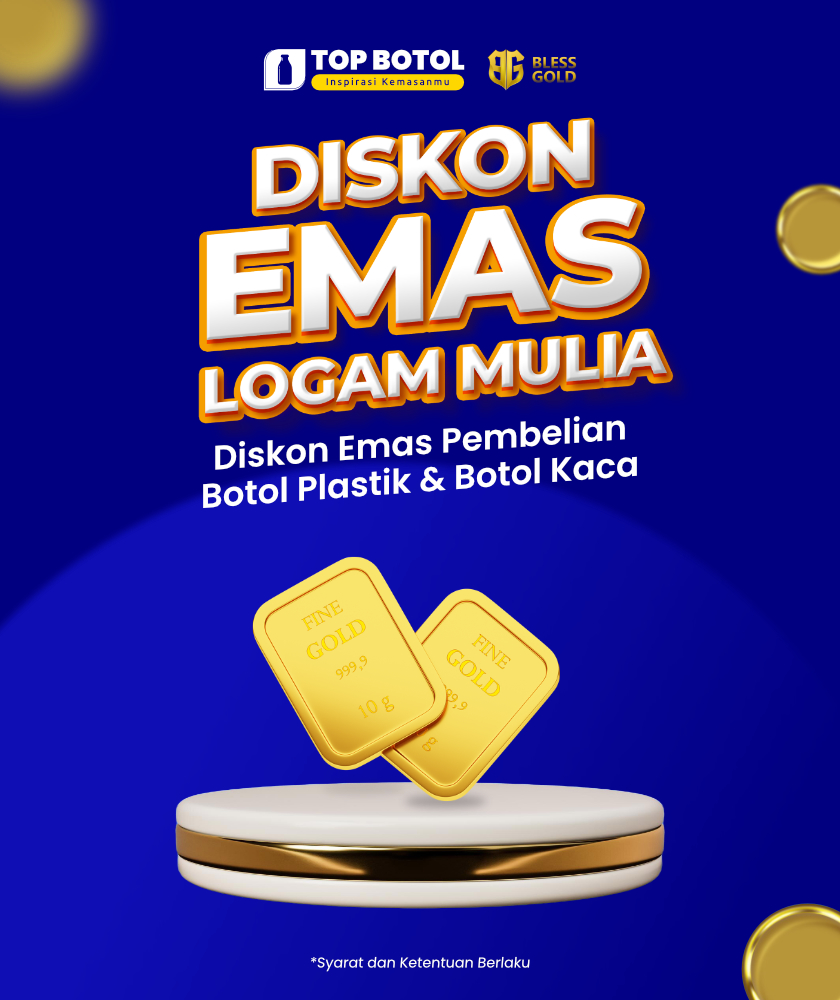 Banner Top Botol emas mobile