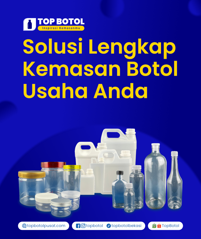Banner Top Botol new blue mobile